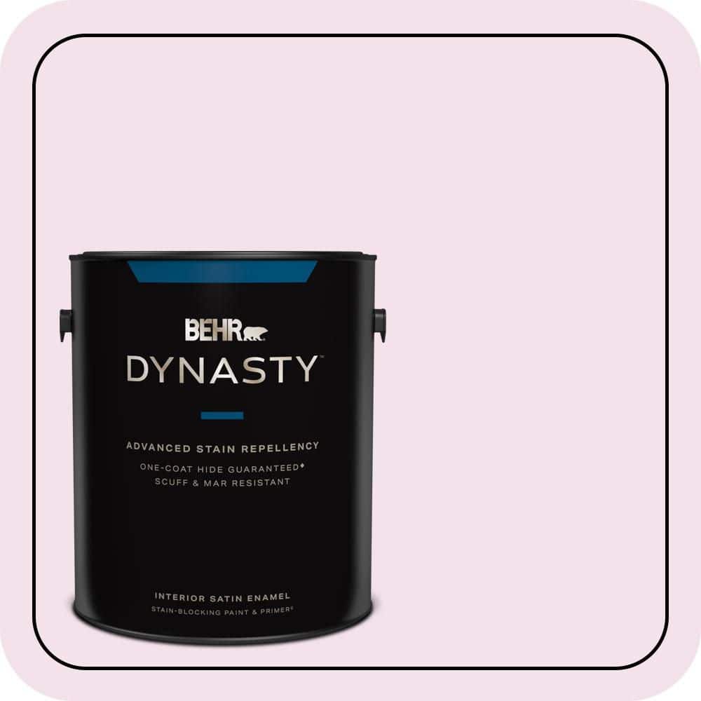 1 gal. #690C-2 Pink Amour Satin Enamel Interior Stain-Blocking Paint & Primer price history on PriceWatchPro