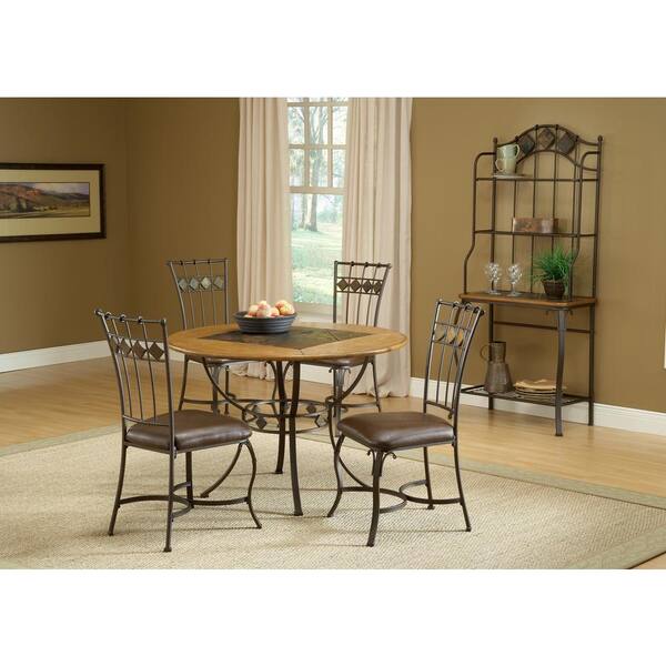 Hillsdale Furniture Lakeview 5-Piece Brown Copper Dining Set