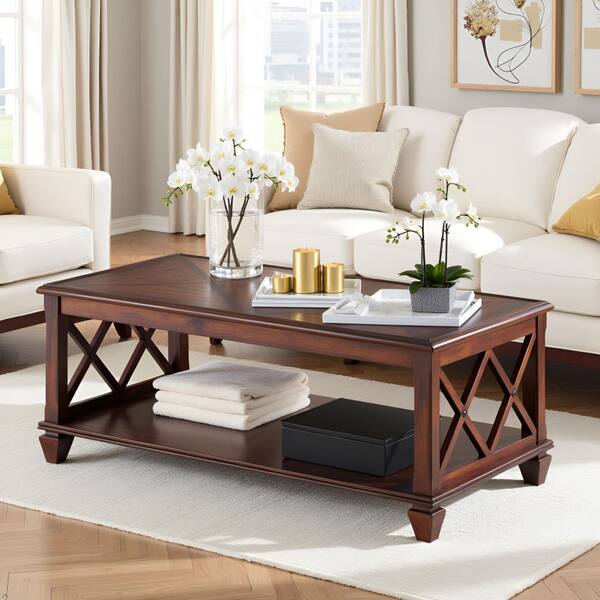 Alaterre Furniture Stockbridge 45 in. Distressed Cherry Large