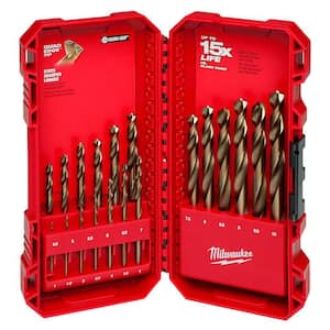 Cobalt Red Helix Metric Drill Bit Set for Drill Drivers (19-Piece)