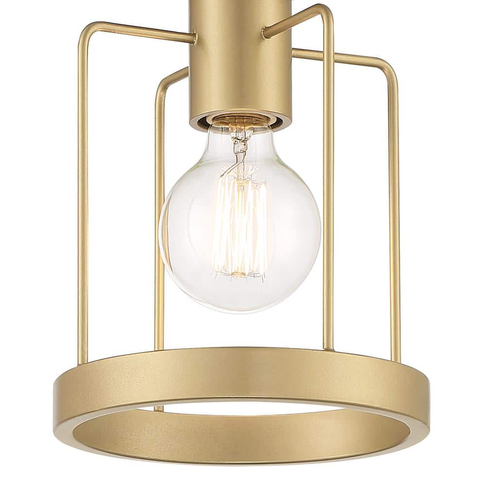 Tafo Modern Industrial Matte Black 10" Semi-Flush Mount Light