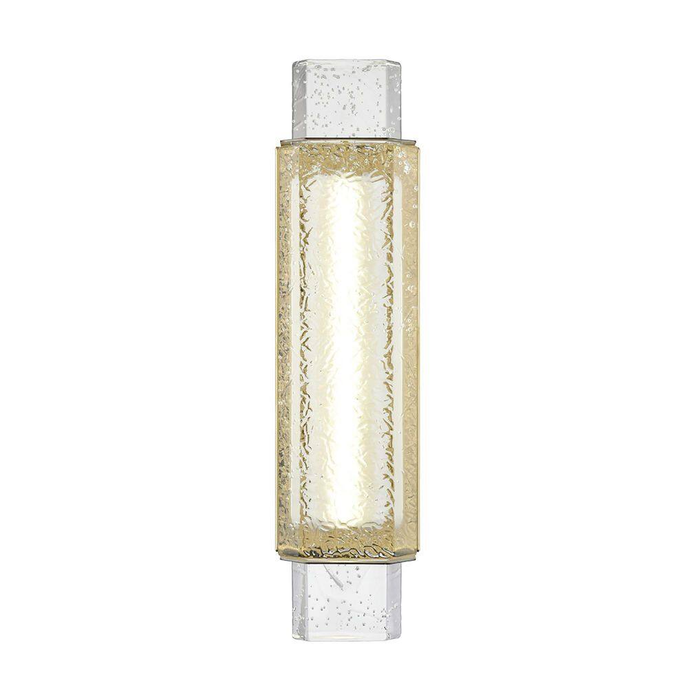 6.69 in. 1 light Gold Modern Wall Sconce with Glass Shade price history on PriceWatchPro