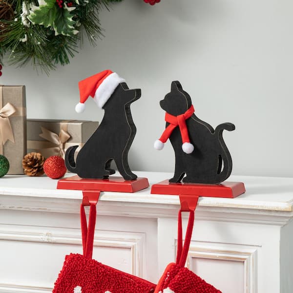 7 in. H Marquee LED Ornament Stocking Holder (2-Count)