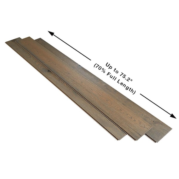 Malibu Wide Plank Daytona French Oak 1/2 in. T x 7.5 in. W Click Lock Wirebrushed Engineered Hardwood Flooring (23.4 sq. ft./case)