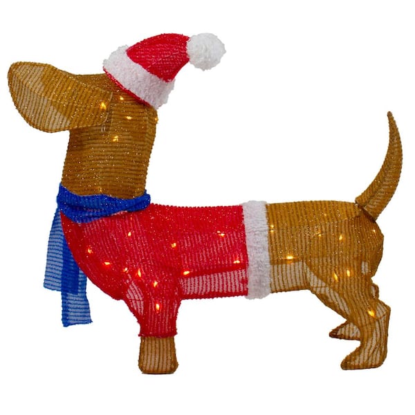 Northlight 26 LED Lighted Dachshund Dog Outdoor Christmas