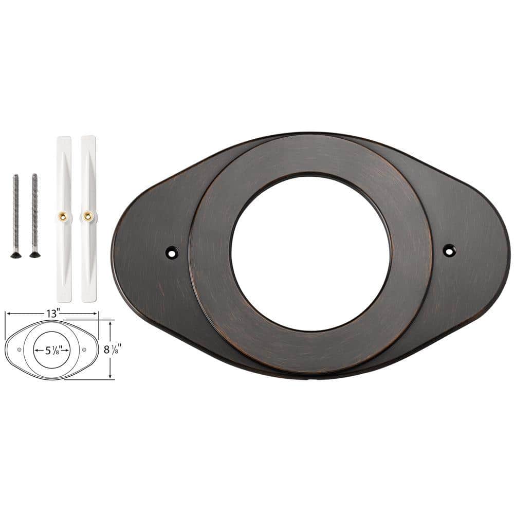 Venetian Bronze Stainless Steel Shower Renovation Cover Plate