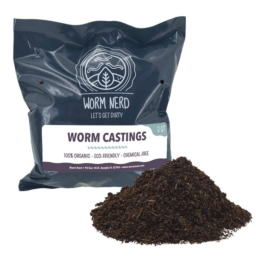 Arcadia Garden Products 3 qts. Worm Nerd Organic Chemical-Free Compost ...