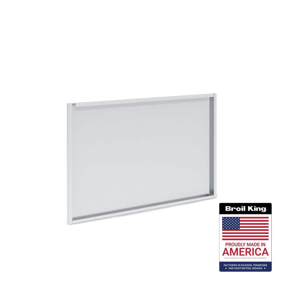 Stainless Steel 6-Burner Cabinet Rear Panel for Built-In Grill