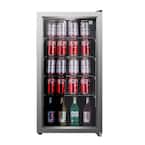 3.17 cu. ft. Can/Beverages Refrigerator in Stainless
