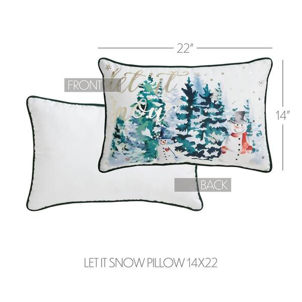 Let It Snow Pillow - 14x22