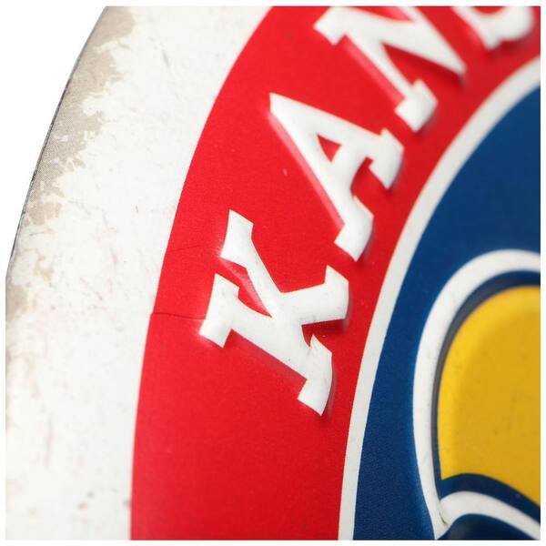 KANSAS JAYHAWKS VINTAGE IRON ON PATCH 3x