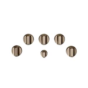 Gas Cooktop Knob Kit in Brushed Bronze