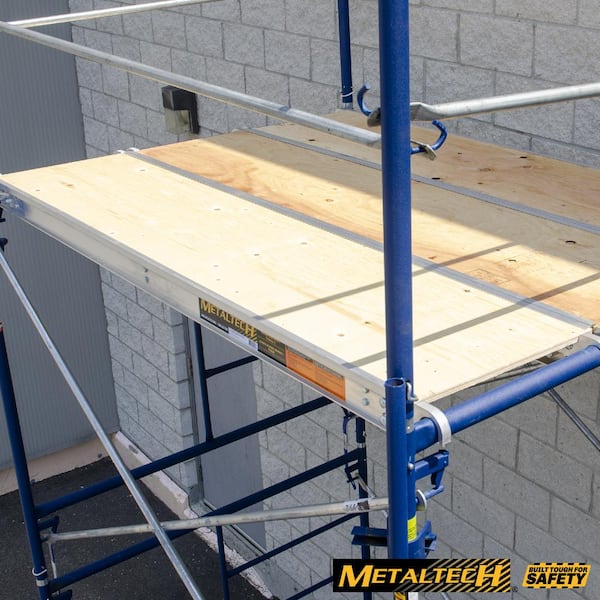 Saferstack 2-Level Frame Fixed Set with Crossbraces, Platforms and  Guardrail System