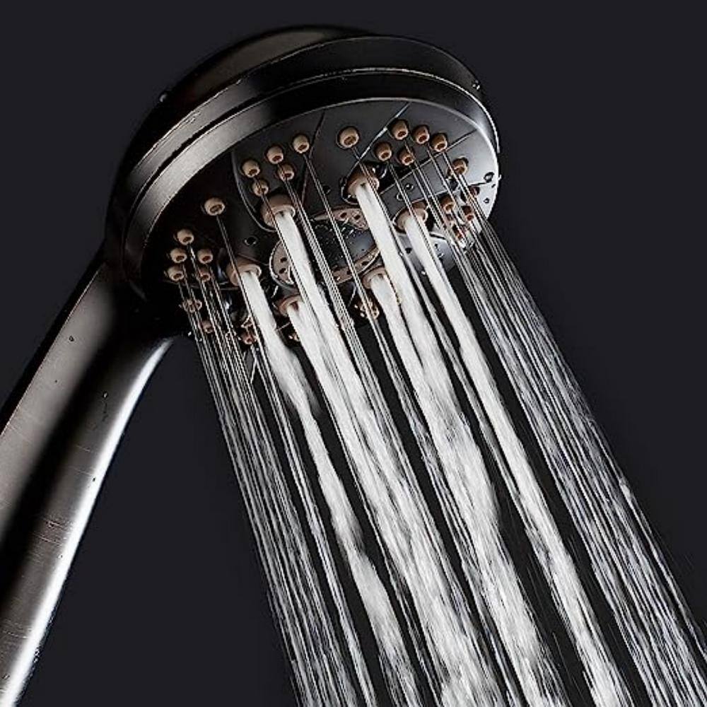 Oil Rubbed Bronze Handheld Shower with 6 Spray Settings