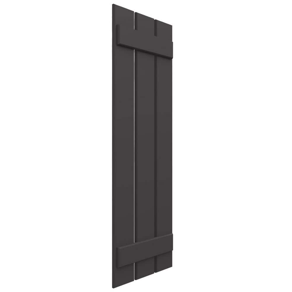Shadow Mountain Composite Board and Batten Shutters, 17x26, Set of 2