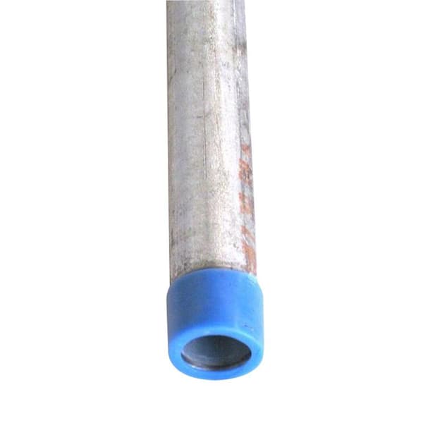 VPC 1 in. x 48 in. Galvanized Steel Schedule 40 Cut Pipe