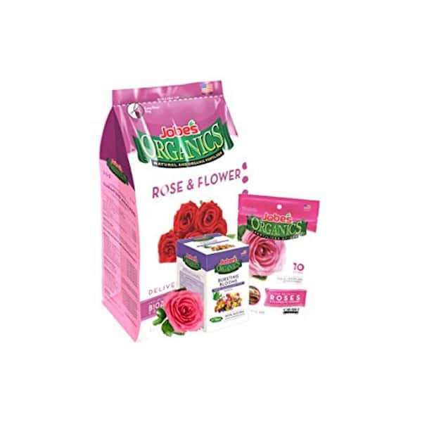 Jobe's Organics 4 lb. Organic Rose and Flower Plant Food