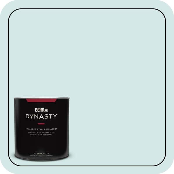 BEHR DYNASTY 1 qt. #T14-5 Sky Blue Matte Interior Stain-Blocking Paint & Primer