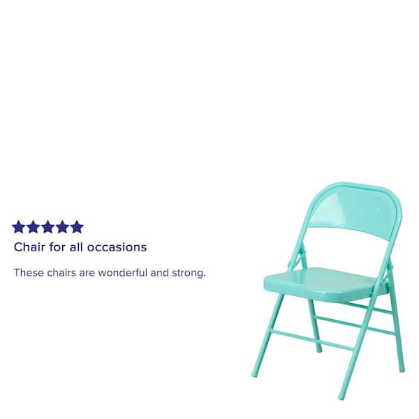 CLARIN　FOLDING CHAIR WITH ARM Teal Clarin Chair – Retro Colony