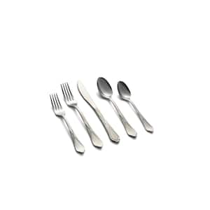 Heather Sand 18/0 Stainless Steel 20-Piece Flatware Set, Service for 4