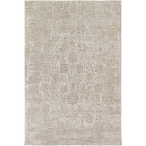 Masterpiece Gray Traditional 8 ft. x 10 ft. Indoor Area Rug