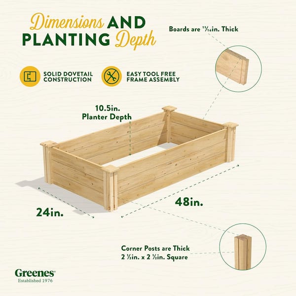 Elevated Planter Box, 2' x 4