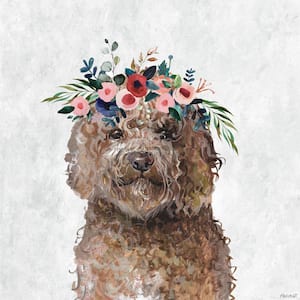 "Milo Meets World" by Marmont Hill Unframed Canvas Animal Art Print 40 in. x 40 in.