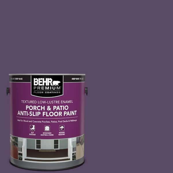 BEHR PREMIUM 1 gal. #M570-7 Paparazzi Textured Low-Lustre Enamel Interior/Exterior Porch and Patio Anti-Slip Floor Paint