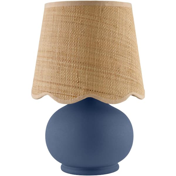 Livabliss Stella Diminuta STD-062 13"H x 8"W x 8"D Accent Table Lamp ,Blue