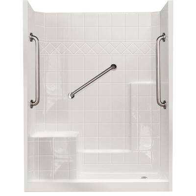 60 Inches Shower Stalls Kits Showers The Home Depot