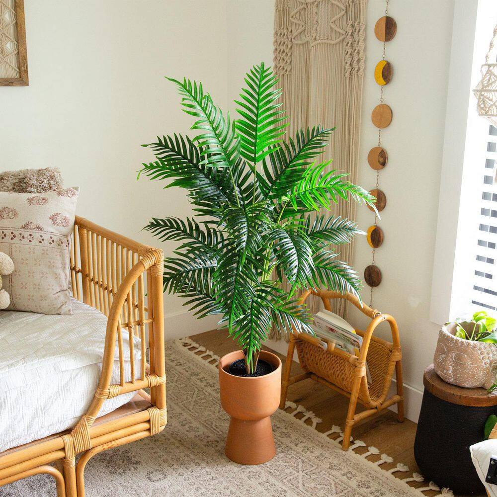 4 ft. Artificial Palm Tree in Pot for Indoor/Outdoor