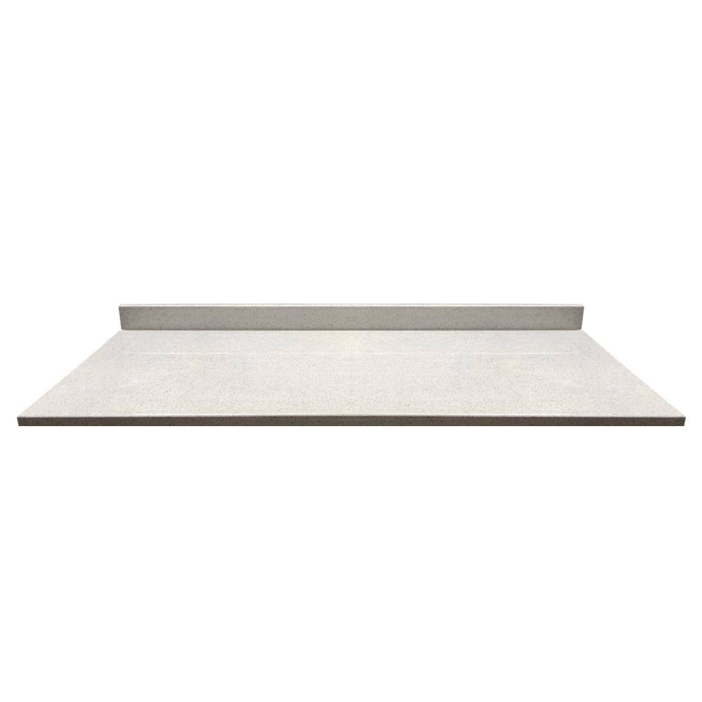 Pvc Counter Tops Nuovo 48 in. PVC Countertop in Gray TOP48Q - The Home Depot