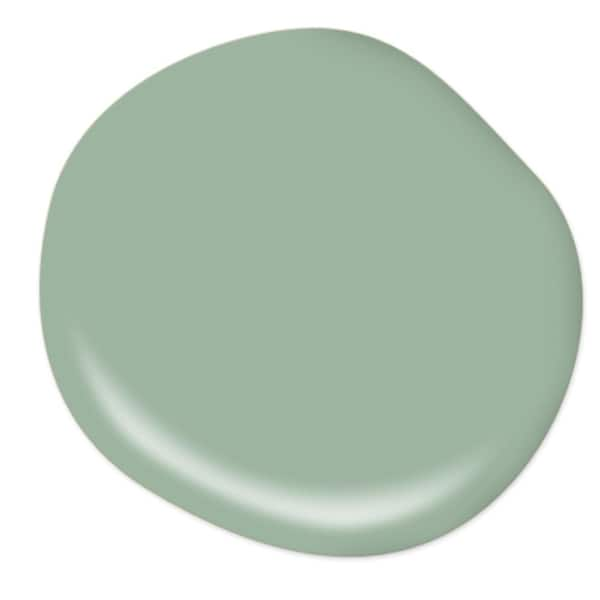 BEHR PREMIUM PLUS 8 oz. #S410-4 Copper Patina Satin Enamel  Interior/Exterior Paint & Primer Color Sample B370416 - The Home Depot