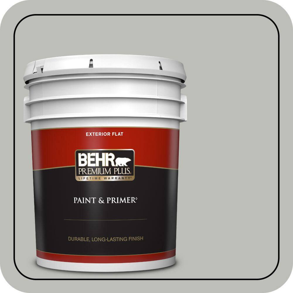 5 gal. #PPU24-17 Hailstorm Gray Flat Exterior Paint & Primer price history on PriceWatchPro