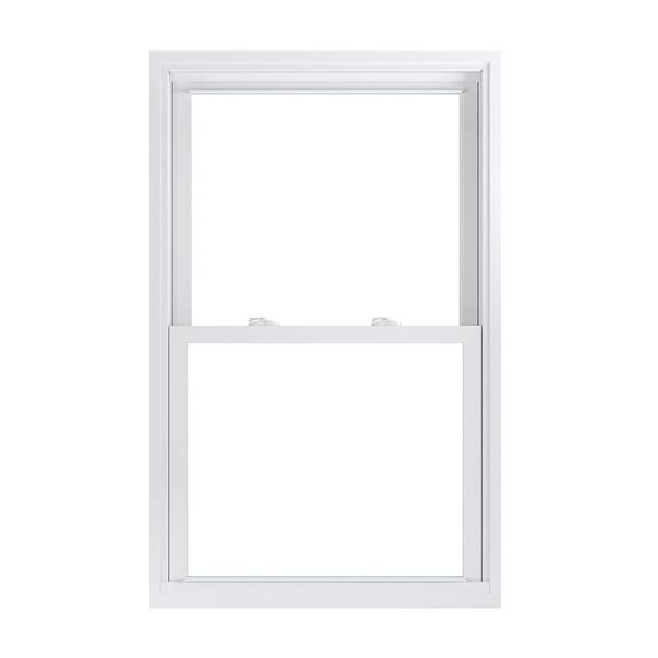 American Craftsman 30.5 in. x 48.25 in. 70 Pro Series Low-E Argon PS Glass Double Hung White Vinyl Replacement Window, Screen Incl
