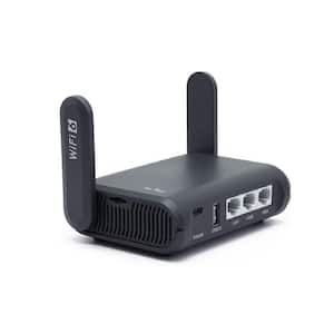 Dual-Band Pocket Size Wi-Fi 6 Gigabit Travel Router, Extender and Repeater