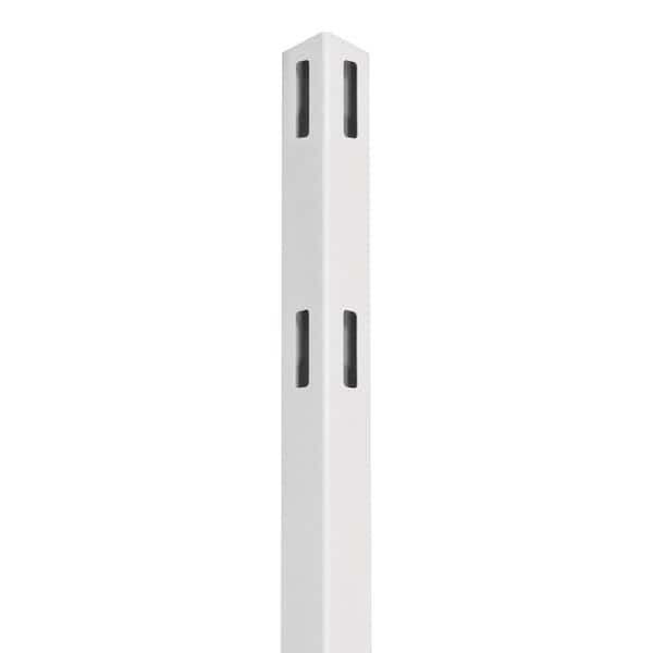 SIXTH AVENUE BUILDING PRODUCTS SUPPLYING THE WORLD 4 in. x 4 in. x 6 ft. White Vinyl Corner Fence Post