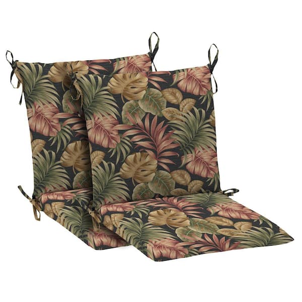 Arden Twilight Palm Mid Back Outdoor Chair Cushion (2-Pack)-DISCONTINUED