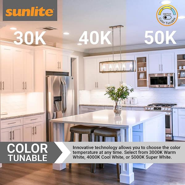 Sunlite Plug In 48 in. Linkable Adjustable Color Selectable CCT 3000K  4000K 5000K LED Under Cabinet Light HD03101-1 The Home Depot
