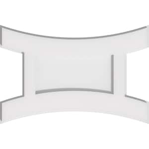 1 in. P X 16 in. W X 10-5/8 in. H Haven Architectural Grade PVC Contemporary Ceiling Medallion