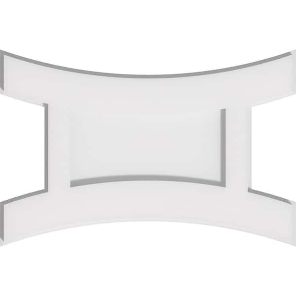 Ekena Millwork 1 in. P X 16 in. W X 10-5/8 in. H Haven Architectural Grade PVC Contemporary Ceiling Medallion