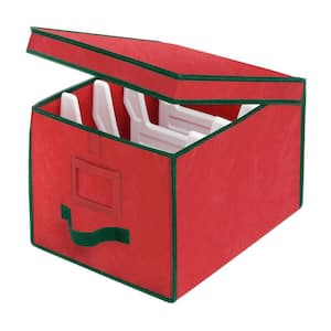 Northlight 12-In Red and Green Christmas Light Storage Organizer with Clear  Window 33841594