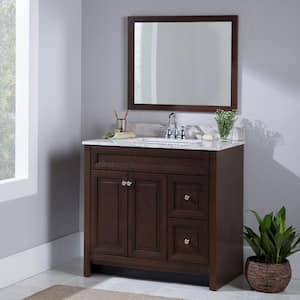 Brinkhill 48 in. W x 34 in. H x 22 in. D Bath Vanity Cabinet Only in Cognac Brinkhill 48 in. W x 34 in. H x 22 in. D Bath Vanity Cabinet Only in Cognac