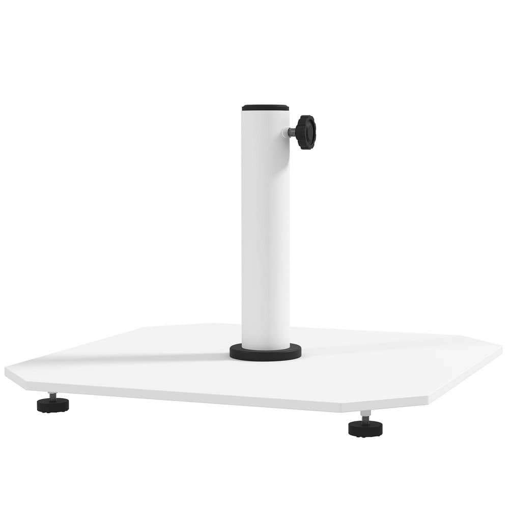 41lb. Metal Patio Umbrella Base, Umbrella Stand with Adjustable Foot Pads,