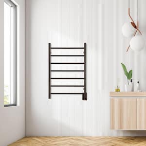 Comfort 7 Series 7-Bar 31 in. Hardwired Electric Towel Warmer in Oil Rubbed Bronze