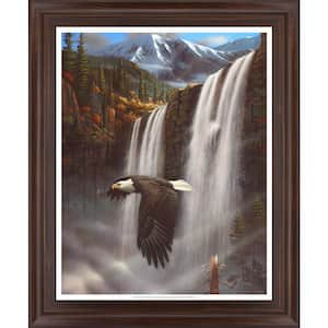 "Eagle Portrait I" By Leo Stans Framed Nature Print Wall Art 28 in. x 34 in.