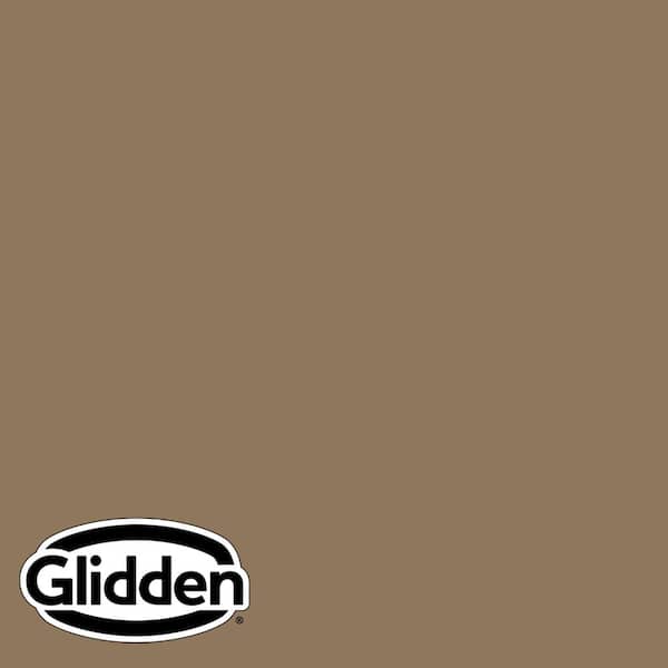 Glidden Premium 1 gal. PPG1085-6 Hat Box Brown Satin Exterior Latex Paint