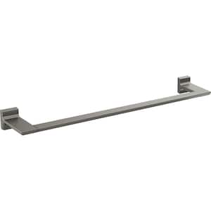 Pivotal 24 in. Towel Bar in Black Stainless