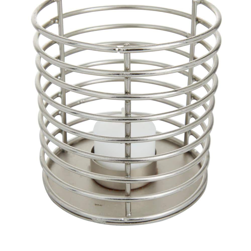 Elegant Silver Geometric Votive Candle Holders, Set of 3