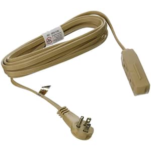 13 ft. 16/3 SPT-2 Multi-Outlet (3) Indoor Light-Duty Flat Plug Extension Cord